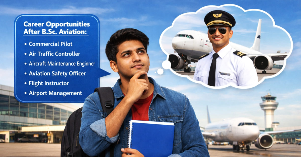 What Career Opportunities Are Available After B.Sc. Aviation?